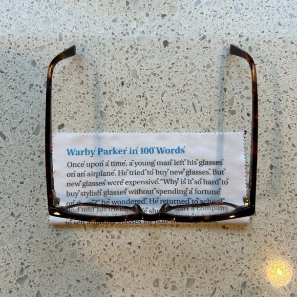 Warby Parker Brown Tortoise Hughes Frame, Medium - Picture 2 of 11